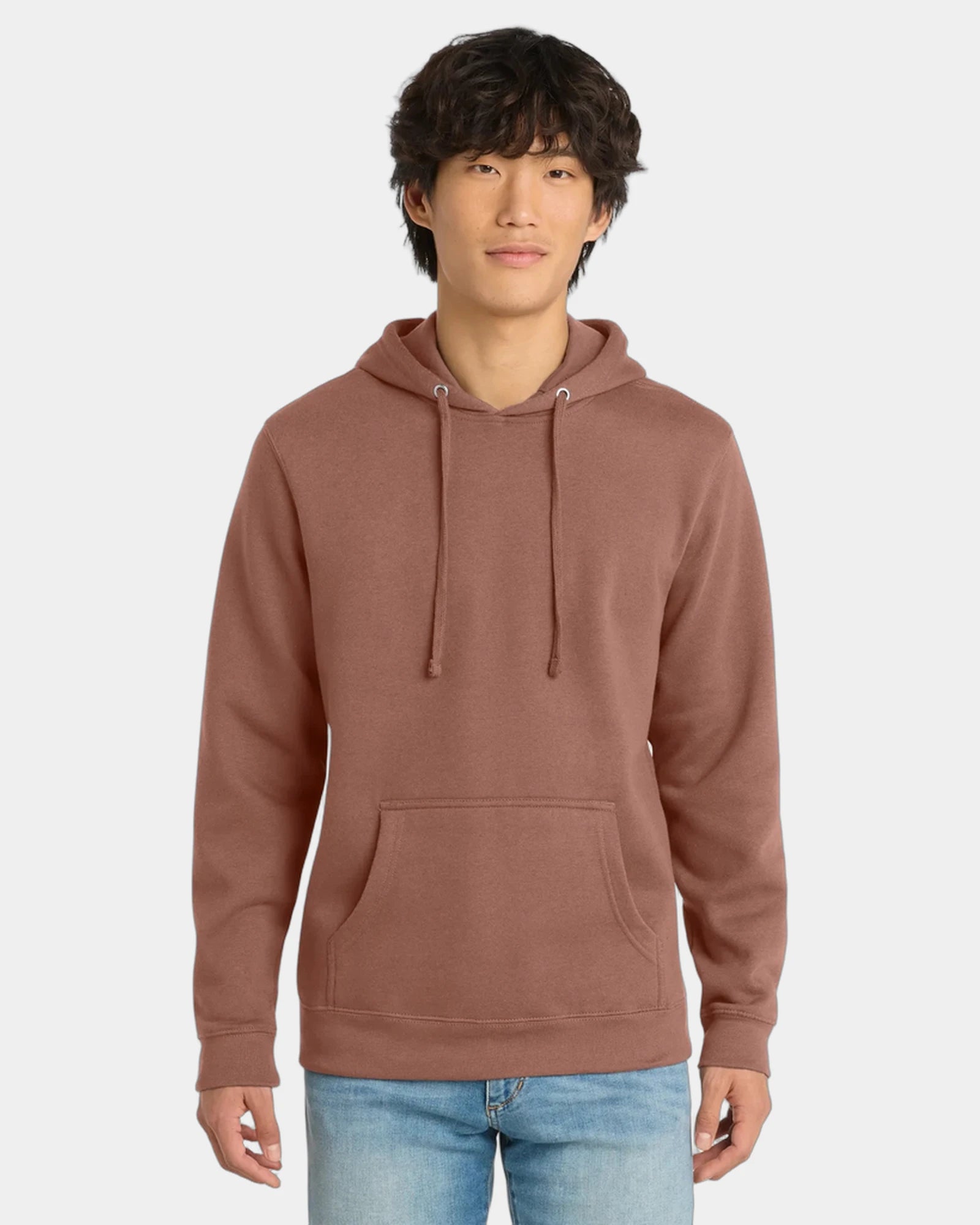 Custom fleece hoodie 8.3 oz cotton/poly blend - Desert Rose