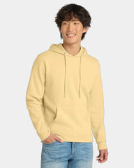 Custom fleece hoodie 8.3 oz cotton/poly blend - Light Yellow