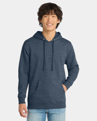 Custom fleece hoodie 8.3 oz cotton/poly blend - Heathered Navy
