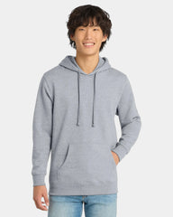 Custom fleece hoodie 8.3 oz cotton/poly blend - Light Heather Grey