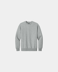 Custom heavyweight fleece crewneck sweatshirt, unisex - Light Heather Grey