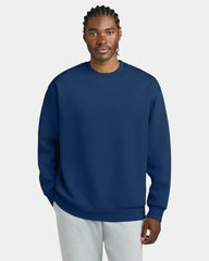 Custom heavyweight fleece crewneck sweatshirt, unisex - Dark Royal