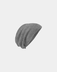 Custom knit slouch beanie for teams and company events - Light Grey Heather