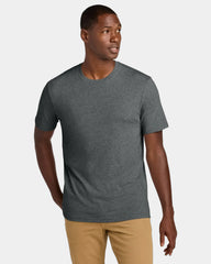 Custom recycled cotton unisex t-shirt Re-Tee - Deep Grey Heather