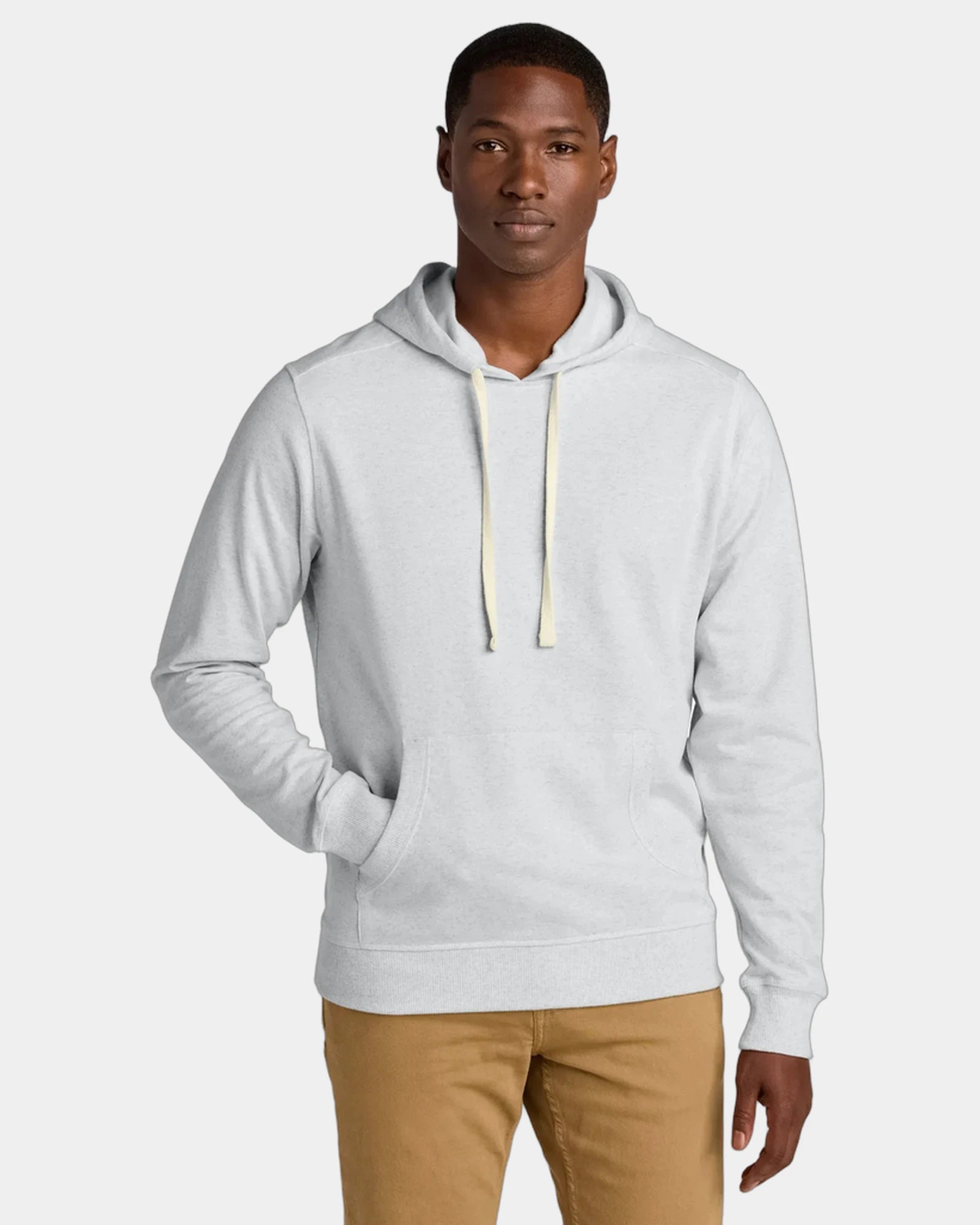 Custom recycled cotton Re-Fleece hoodie 8.1 oz - Ash