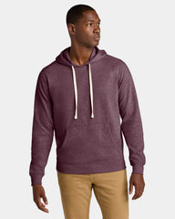 Custom recycled cotton Re-Fleece hoodie 8.1 oz - Maroon Heather