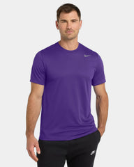 Custom recycled polyester Nike Team rLegend Tee - Court Purple