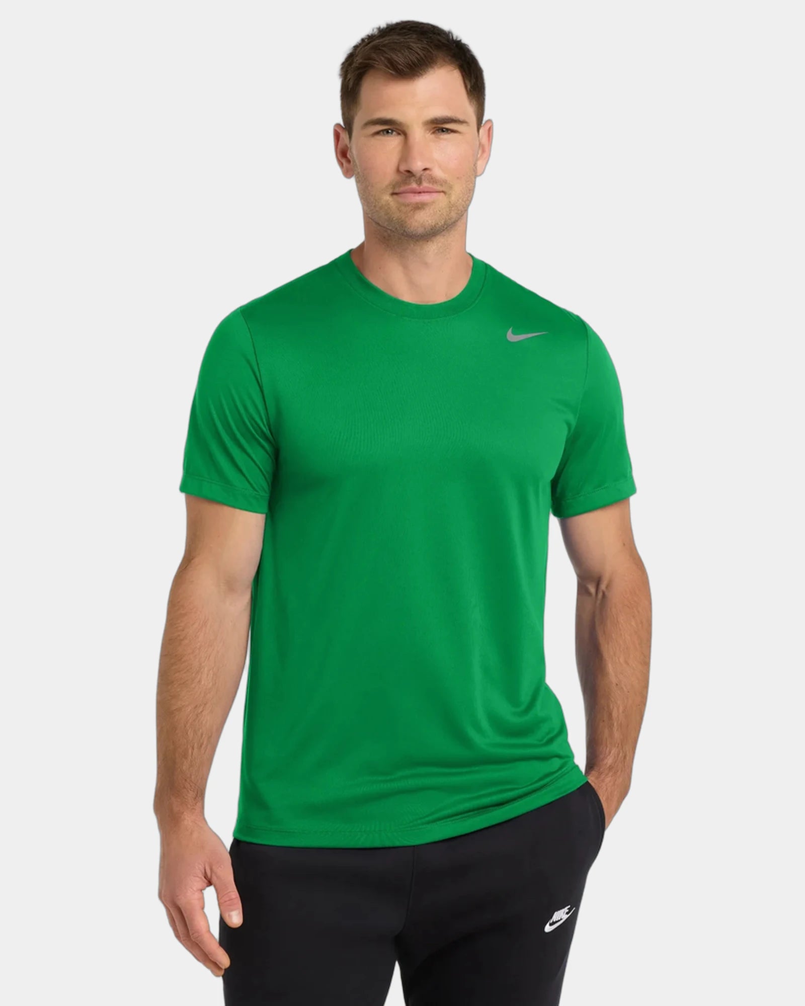 Custom recycled polyester Nike Team rLegend Tee - Apple Green