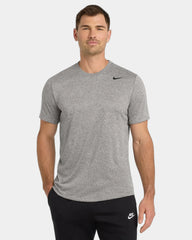 Custom recycled polyester Nike Team rLegend Tee - Carbon Heather