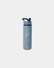 Custom insulated stainless steel 22-oz water bottle - Blue Dune