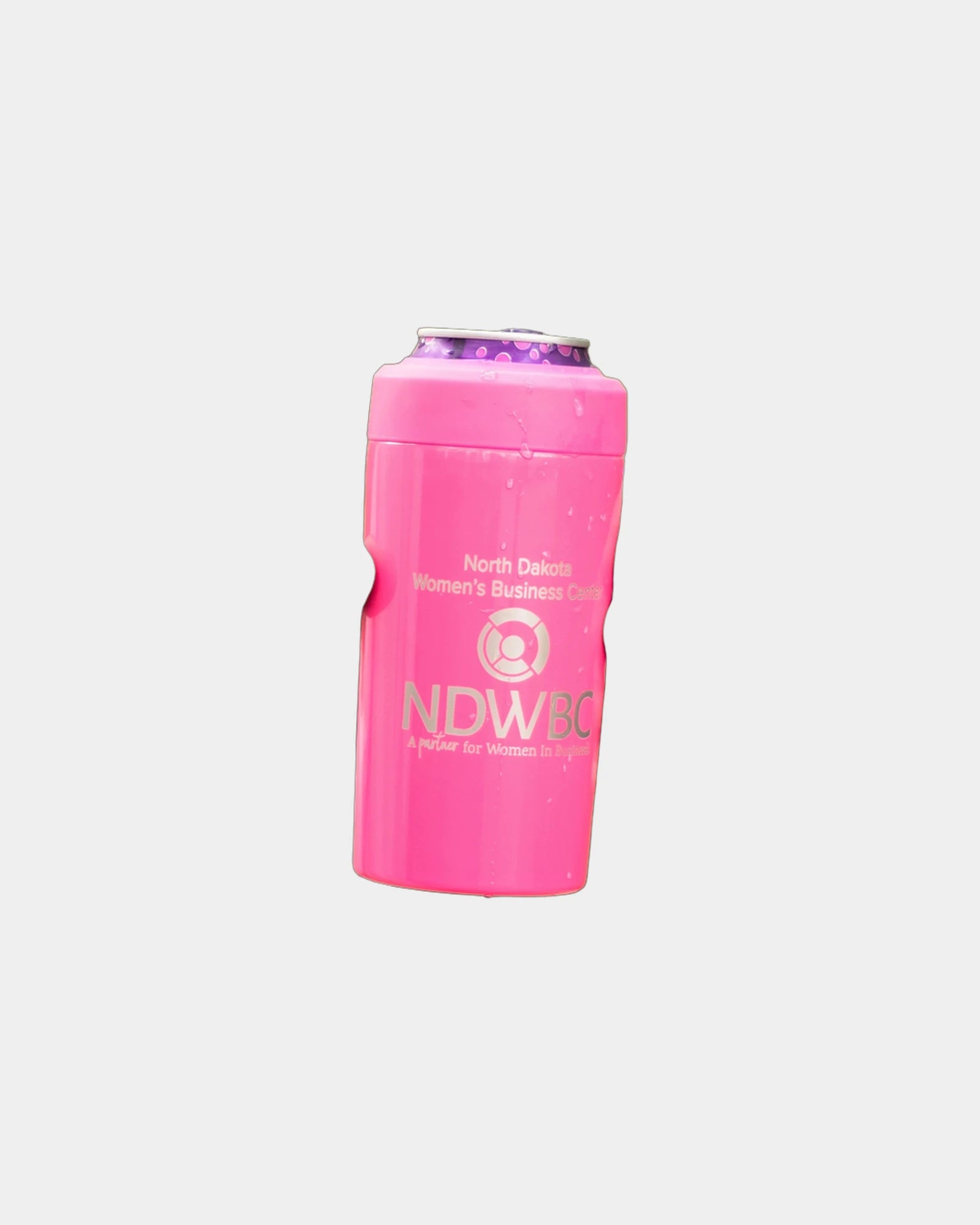 Custom stainless steel universal can cooler 2.0 - Pink