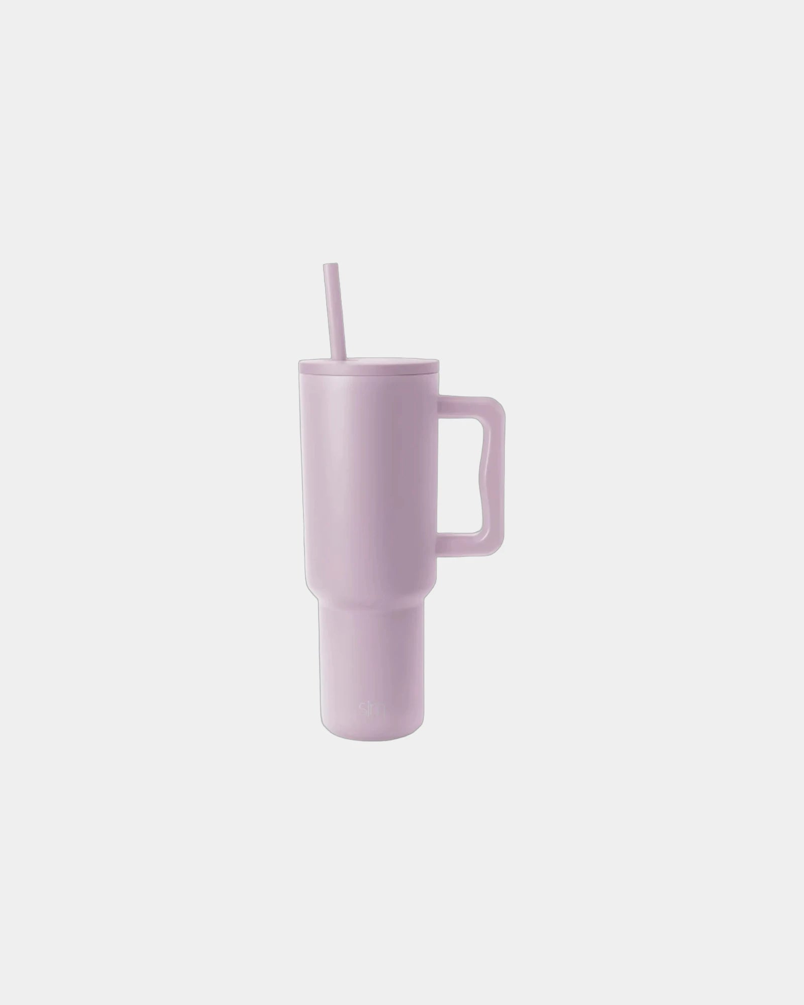 Custom insulated stainless steel 40-oz tumbler handle - Lavender Mist