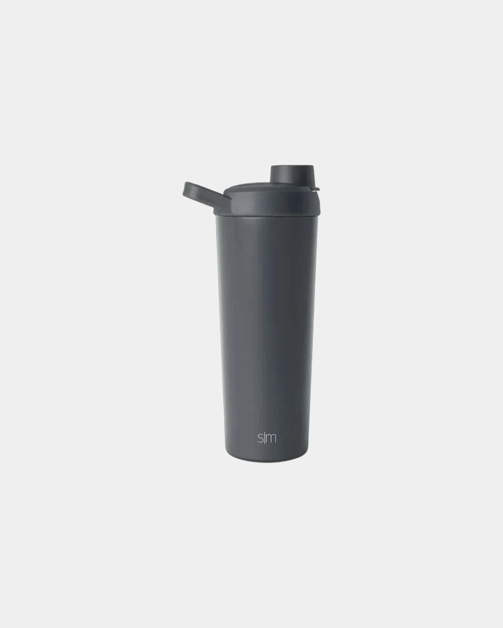 Custom stainless steel 24 oz protein shaker bottle - Graphite
