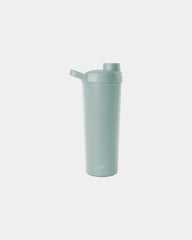 Custom stainless steel 24 oz protein shaker bottle - Sea Glass Sage