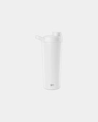 Custom stainless steel 24 oz protein shaker bottle - Winter White