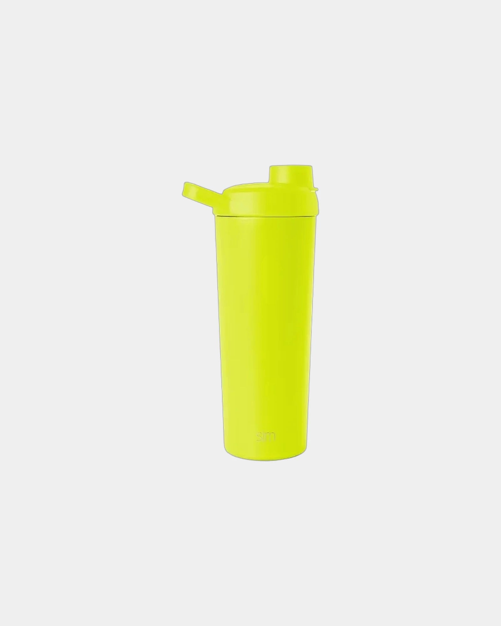 Custom stainless steel 24 oz protein shaker bottle - Chartreuse