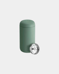 Custom stainless steel Fellow Carter Move 12 oz travel mug - Smoke Green