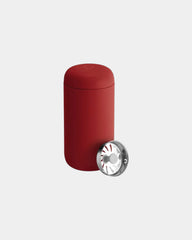 Custom stainless steel Fellow Carter Move 12 oz travel mug - Really Red