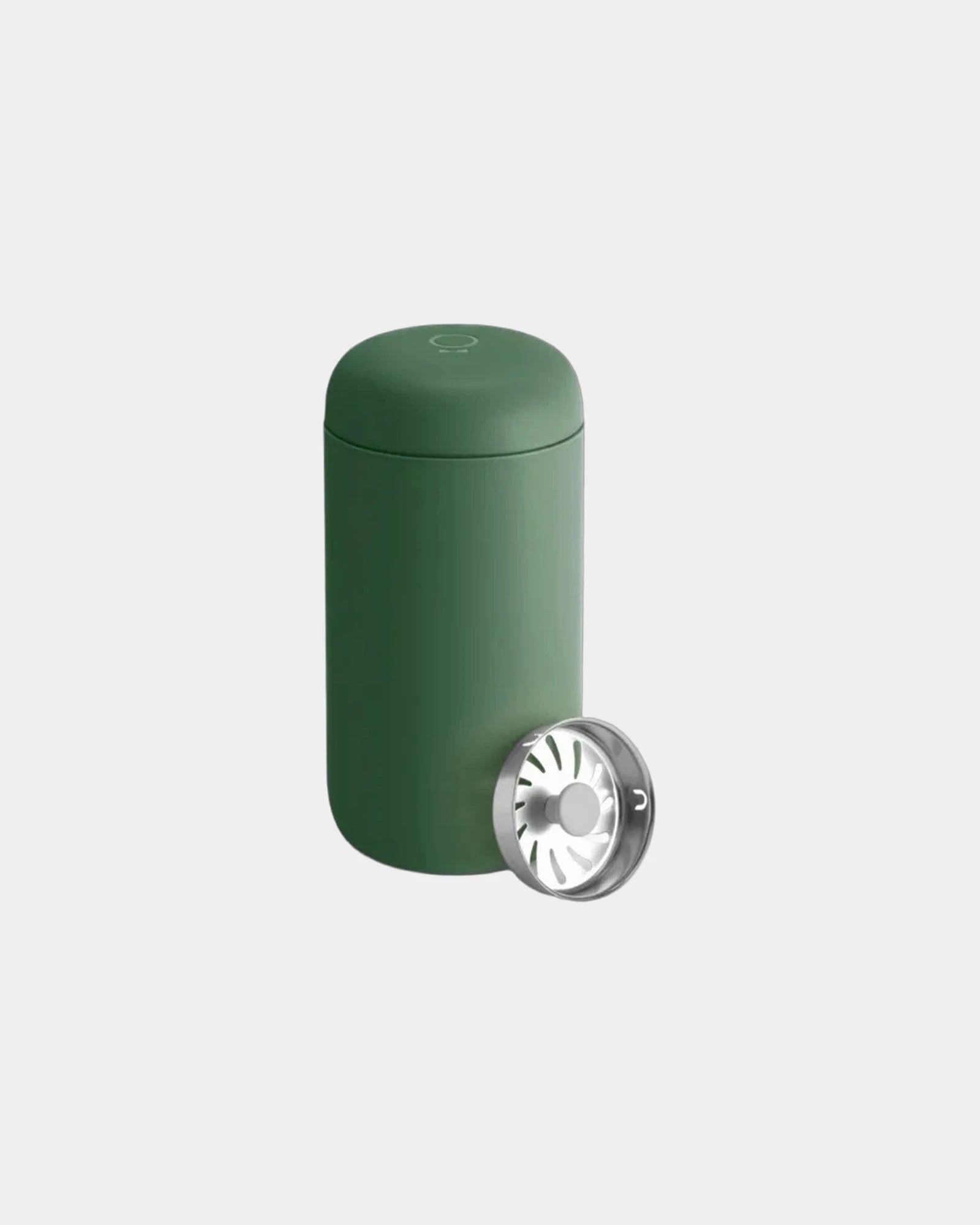 Custom stainless steel Fellow Carter Move 12 oz travel mug - Cargo Green