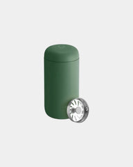 Custom stainless steel Fellow Carter Move 12 oz travel mug - Cargo Green