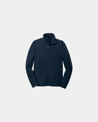 Custom microfleece full-zip jacket for teams - Navy