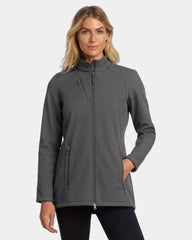 Custom waterproof soft shell jacket for women - Iron Gate