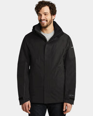 Custom insulated waterproof parka jacket for teams - Black