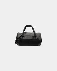 Custom ballistic polyester 45L tour duffel bag - Grey Steel Heather/ Black