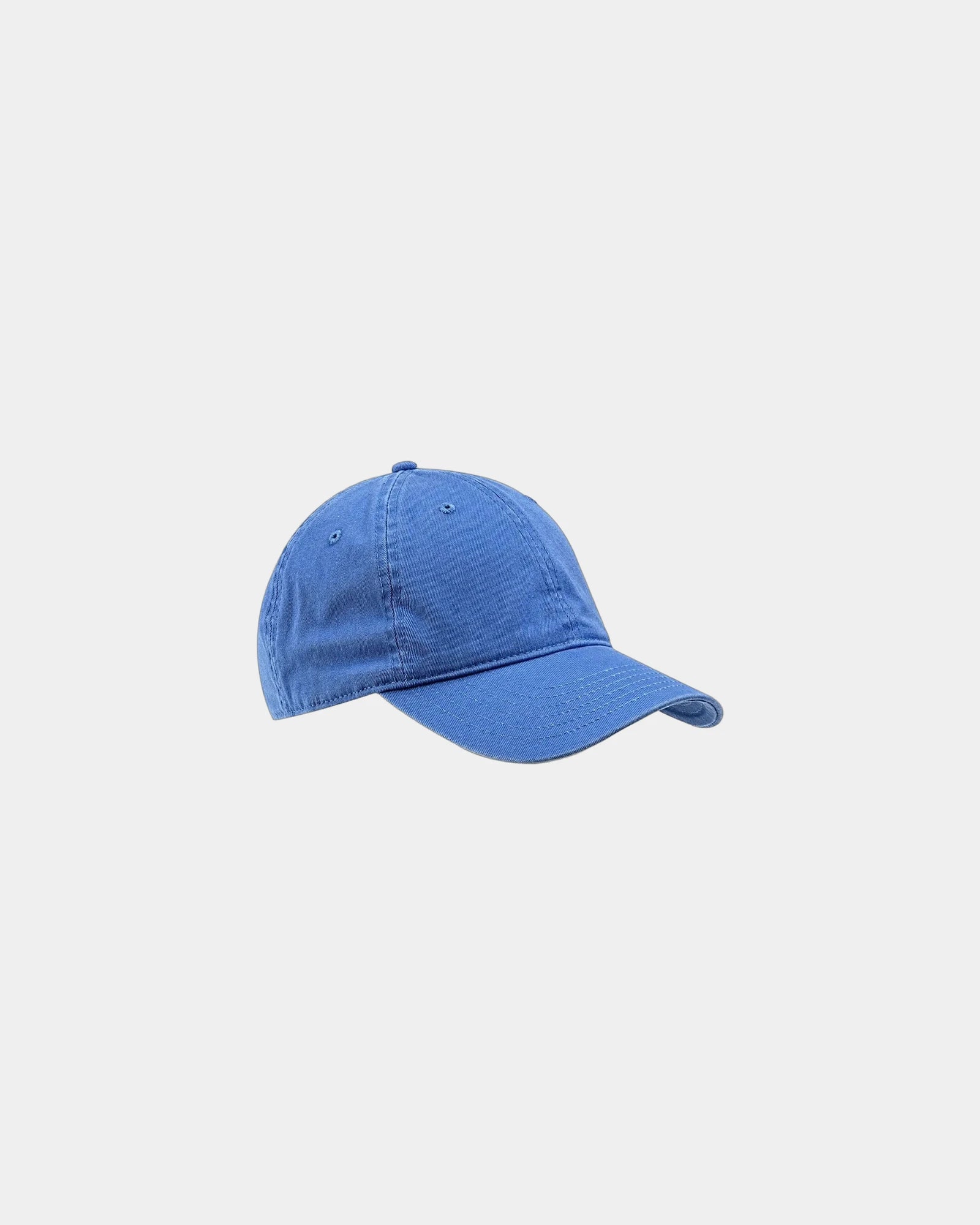 Custom organic cotton six-panel baseball cap - Daylight Blue
