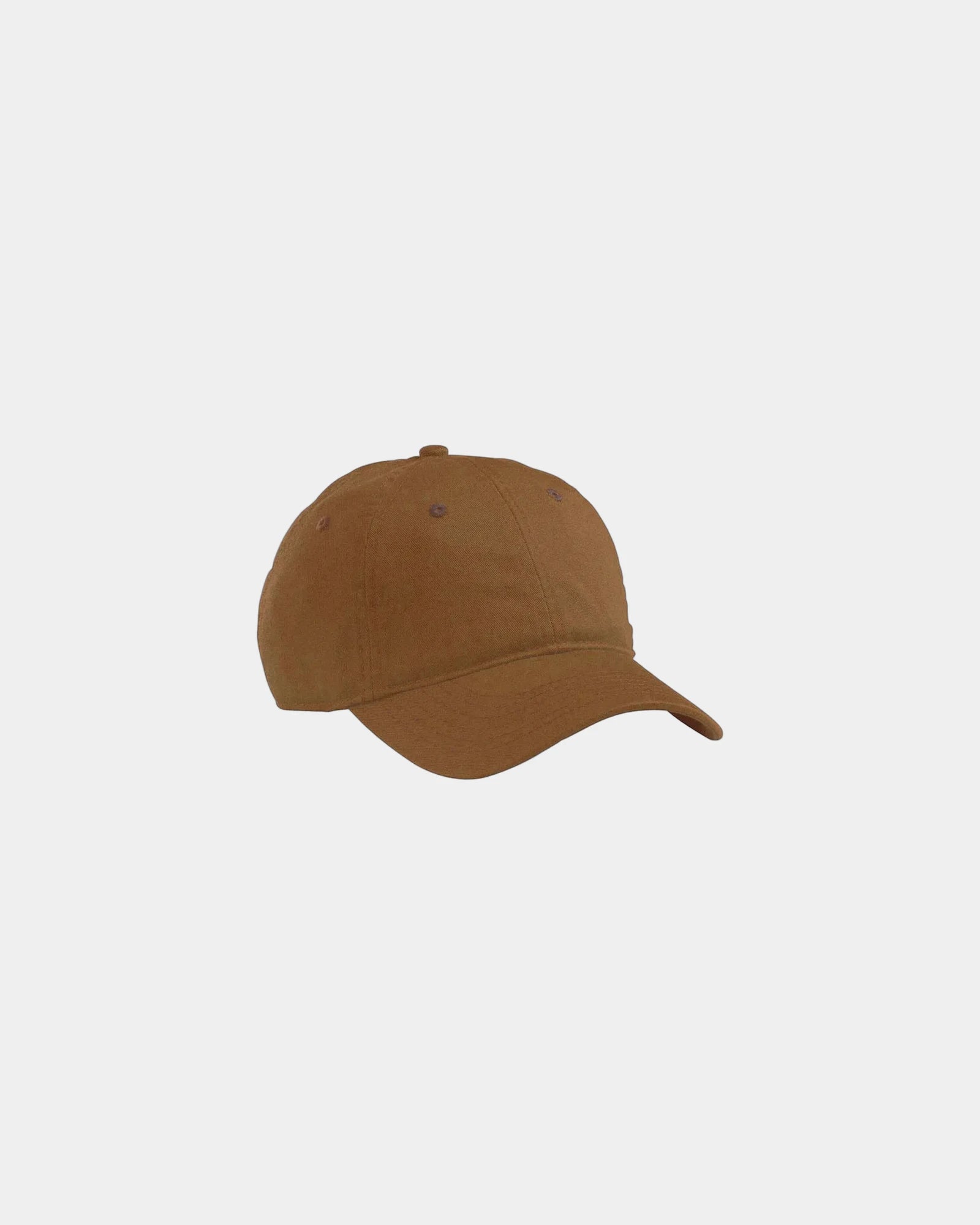 Custom organic cotton six-panel baseball cap - Legacy Brown