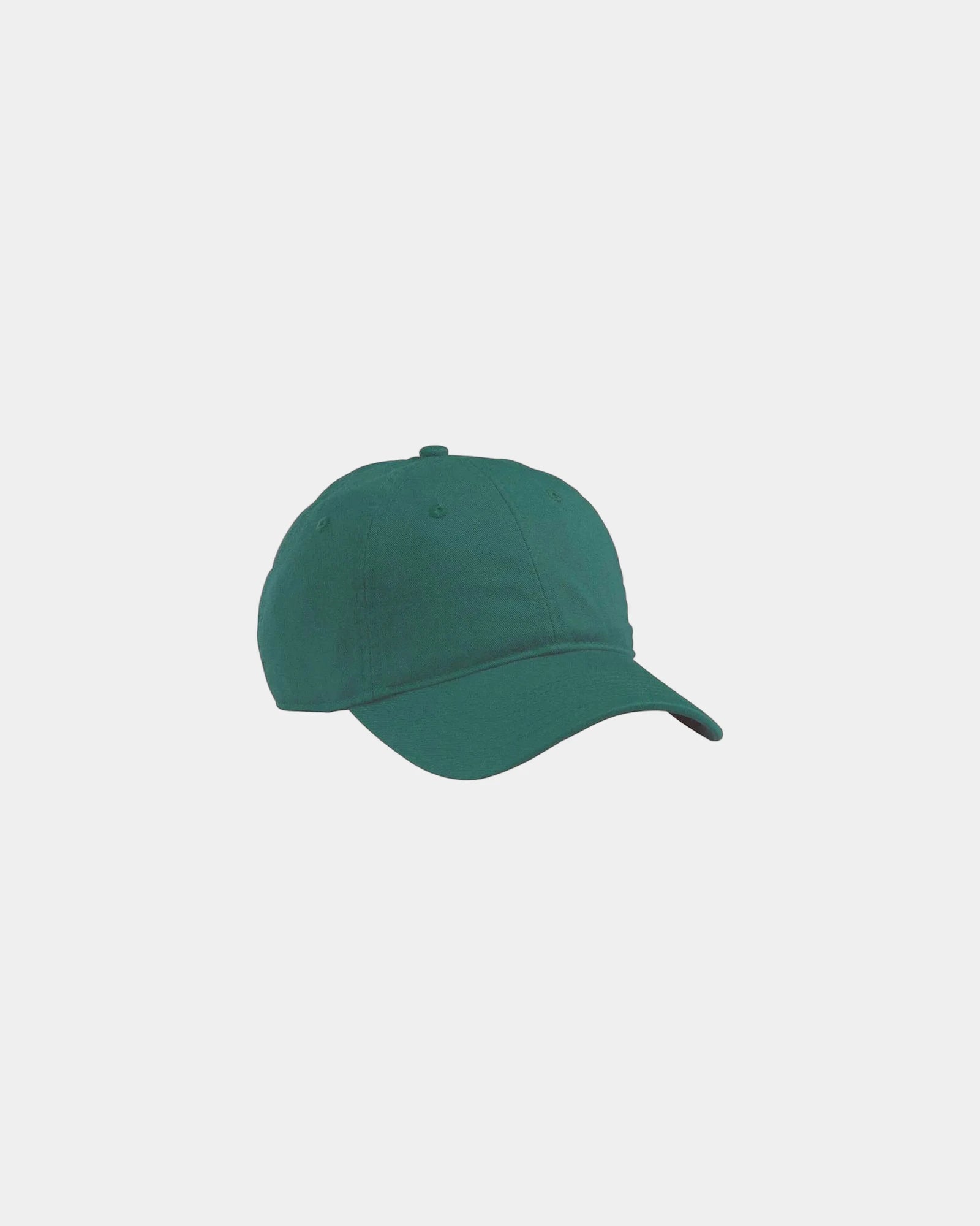 Custom organic cotton six-panel baseball cap - Emerald Forest