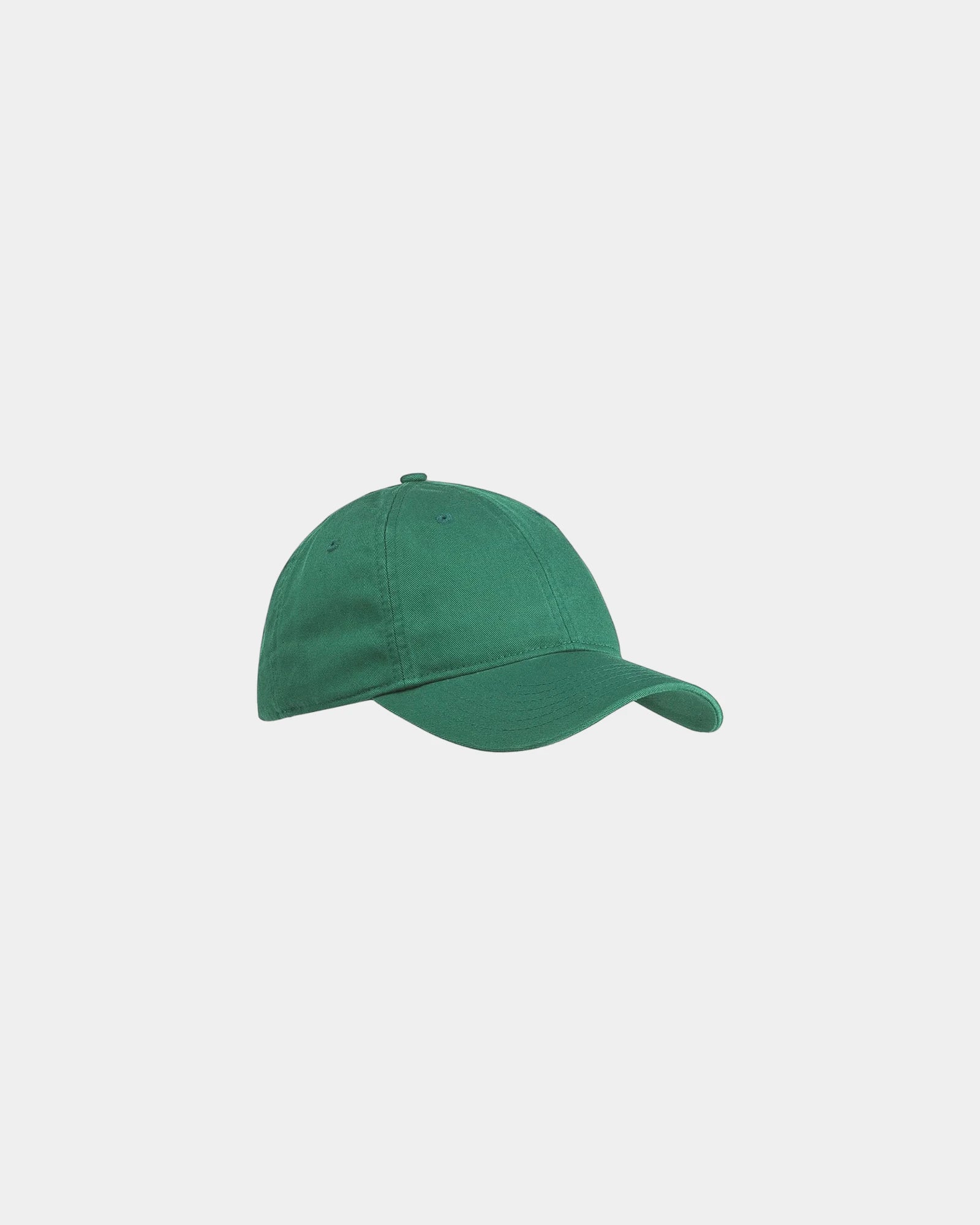 Custom organic cotton six-panel baseball cap - Green