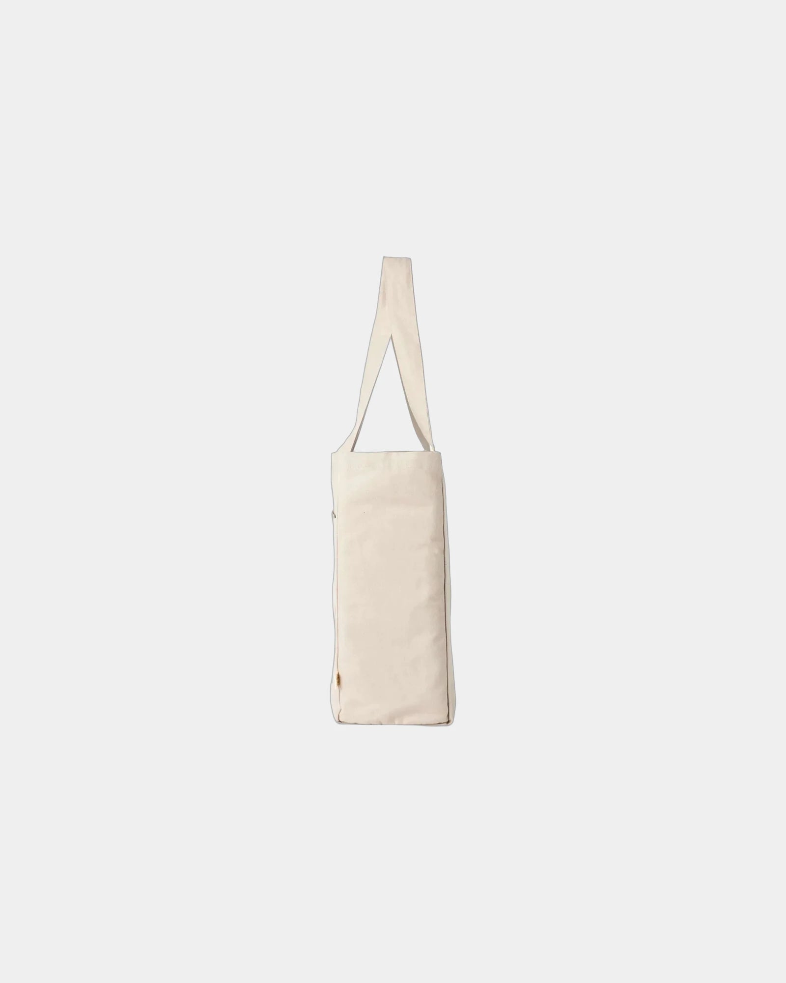 Custom recycled cotton canvas everywhere tote bag - Natural