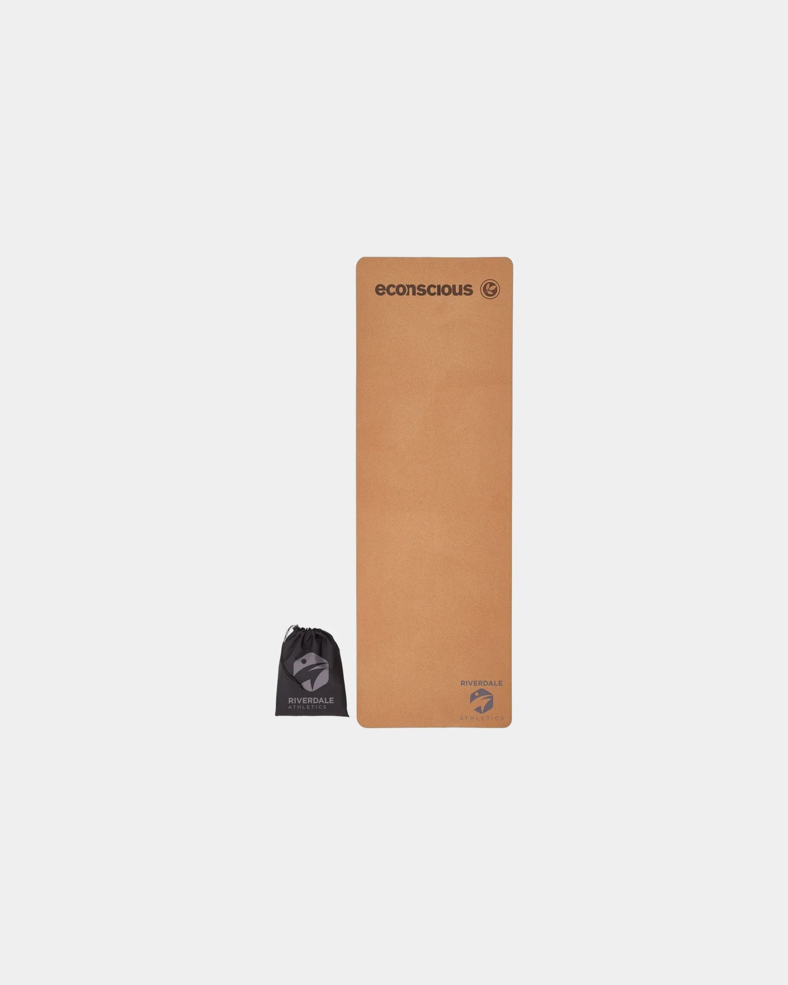 Custom cork yoga mat with recycled carry bag - 3