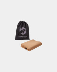 Custom cork yoga mat with recycled carry bag - Black