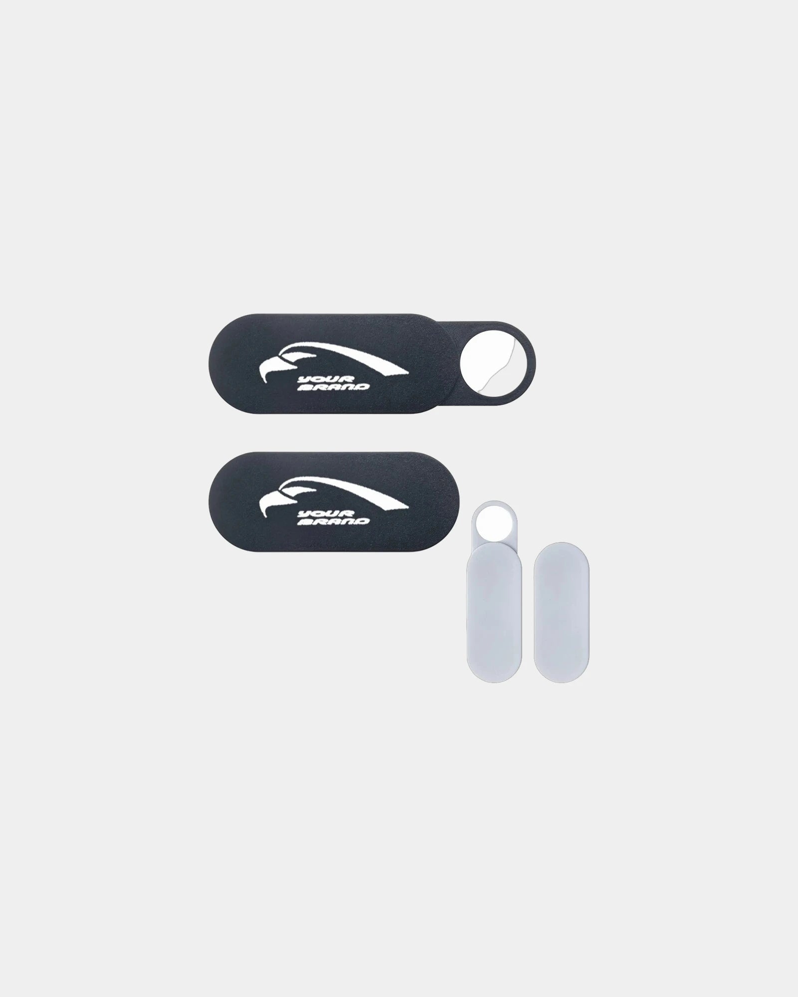 Custom ultra-thin webcam cover slide for privacy - White