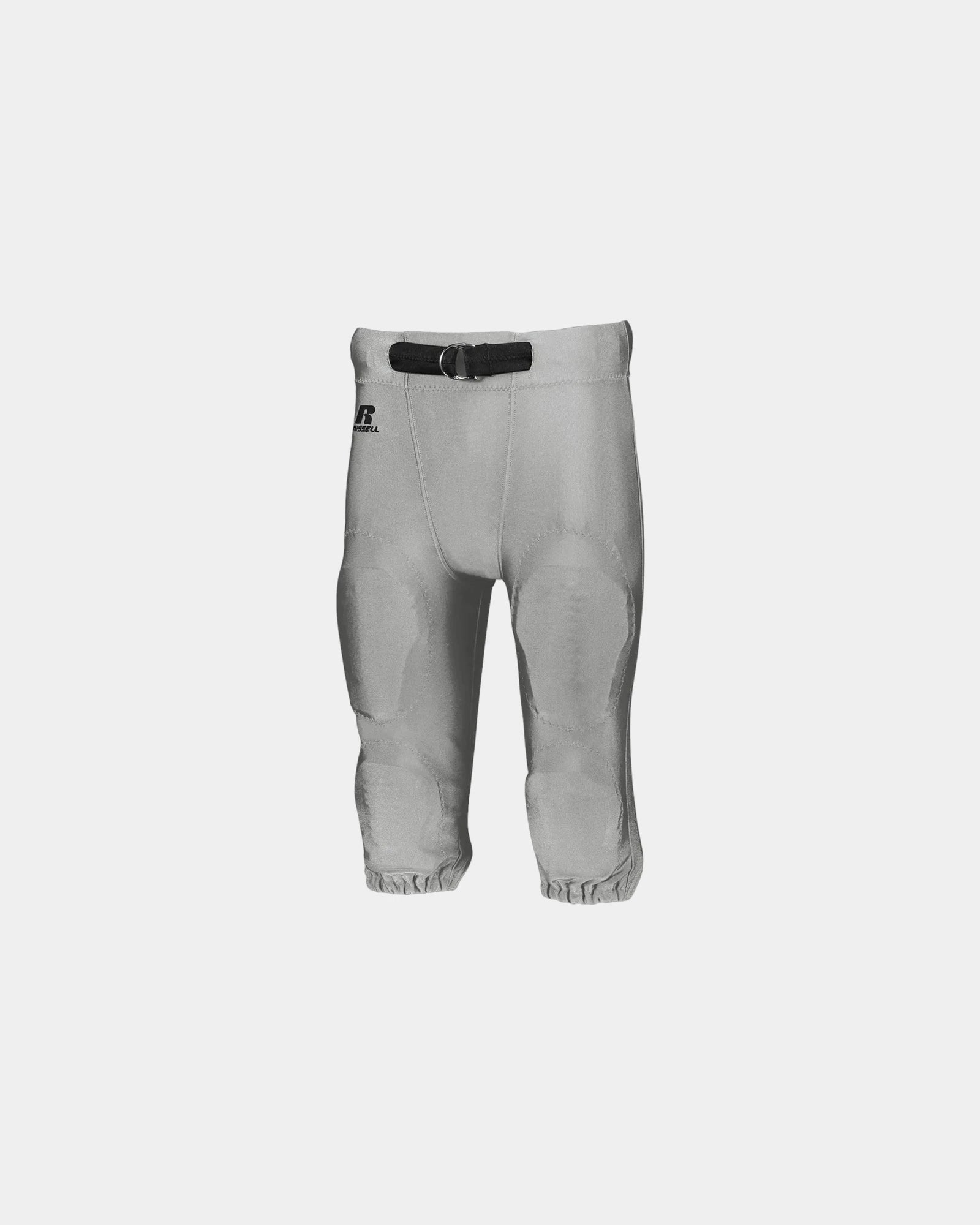 Custom Russell Athletic Youth Deluxe Game Football Pants - Grid Iron Silver