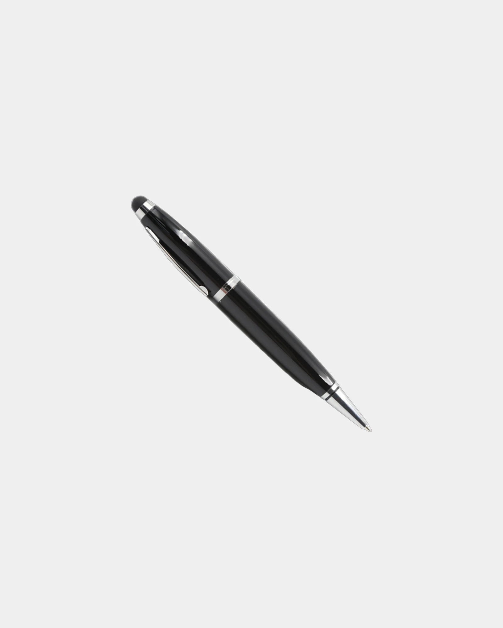 Custom 3-in-1 stylus pen USB flash drive - Black