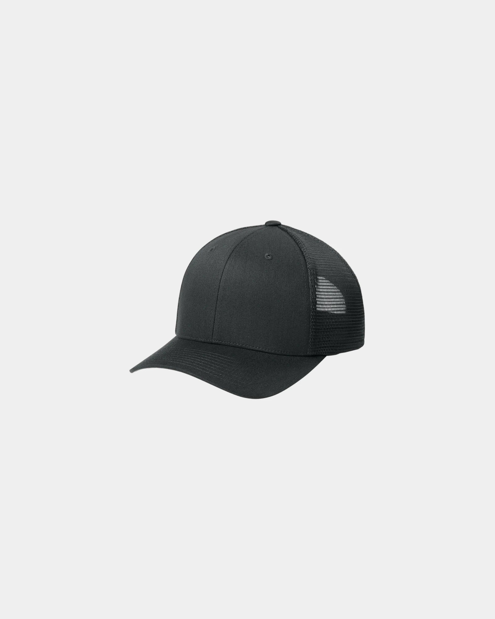Custom mesh snapback cap Flexfit 110 trucker style - Black