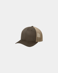 Custom mesh snapback cap Flexfit 110 trucker style - Brown/ Khaki