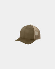 Custom mesh snapback cap Flexfit 110 trucker style - Coyote Brown/ Khaki