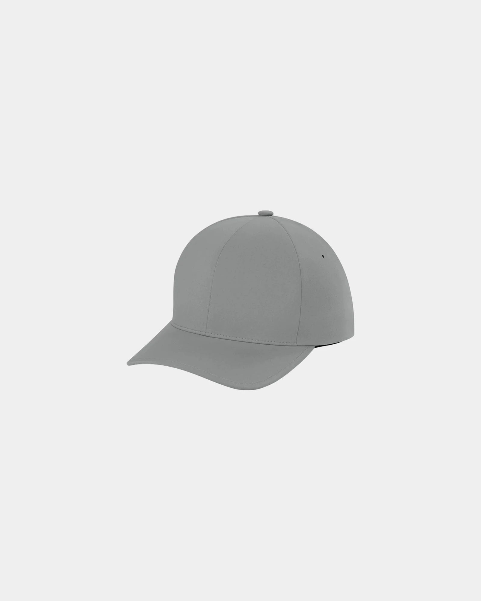 Custom moisture-wicking Flexfit Delta performance cap - Silver
