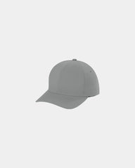 Custom moisture-wicking Flexfit Delta performance cap - Silver