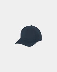 Custom moisture-wicking Flexfit Delta performance cap - Navy