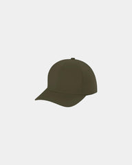 Custom moisture-wicking Flexfit Delta performance cap - Olive