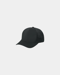 Custom perforated cap Flexfit Delta moisture-wicking - Black