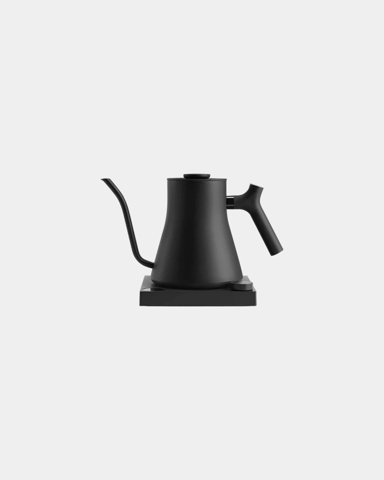 Custom stainless steel gooseneck electric kettle 30 oz - Matte Black