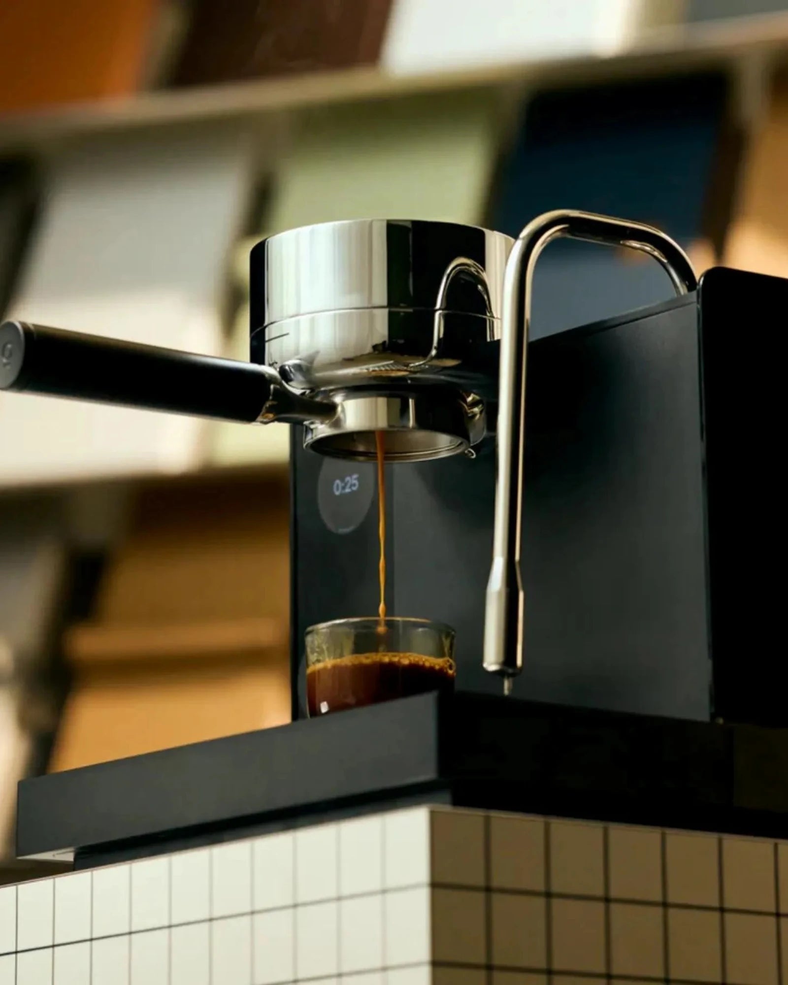Custom stainless steel espresso machine with steam wand - 6
