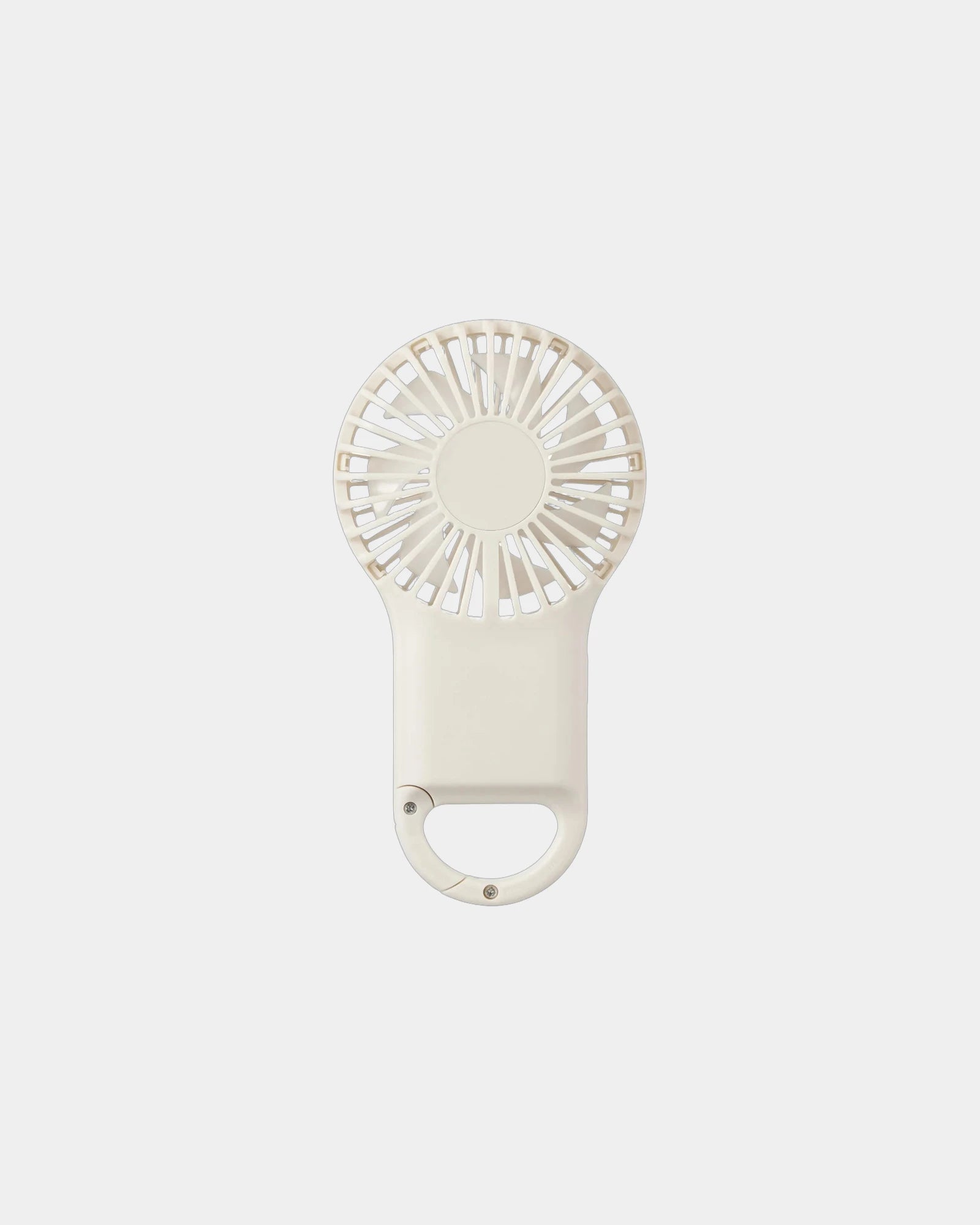 Custom rechargeable ABS clip-on USB fan - White