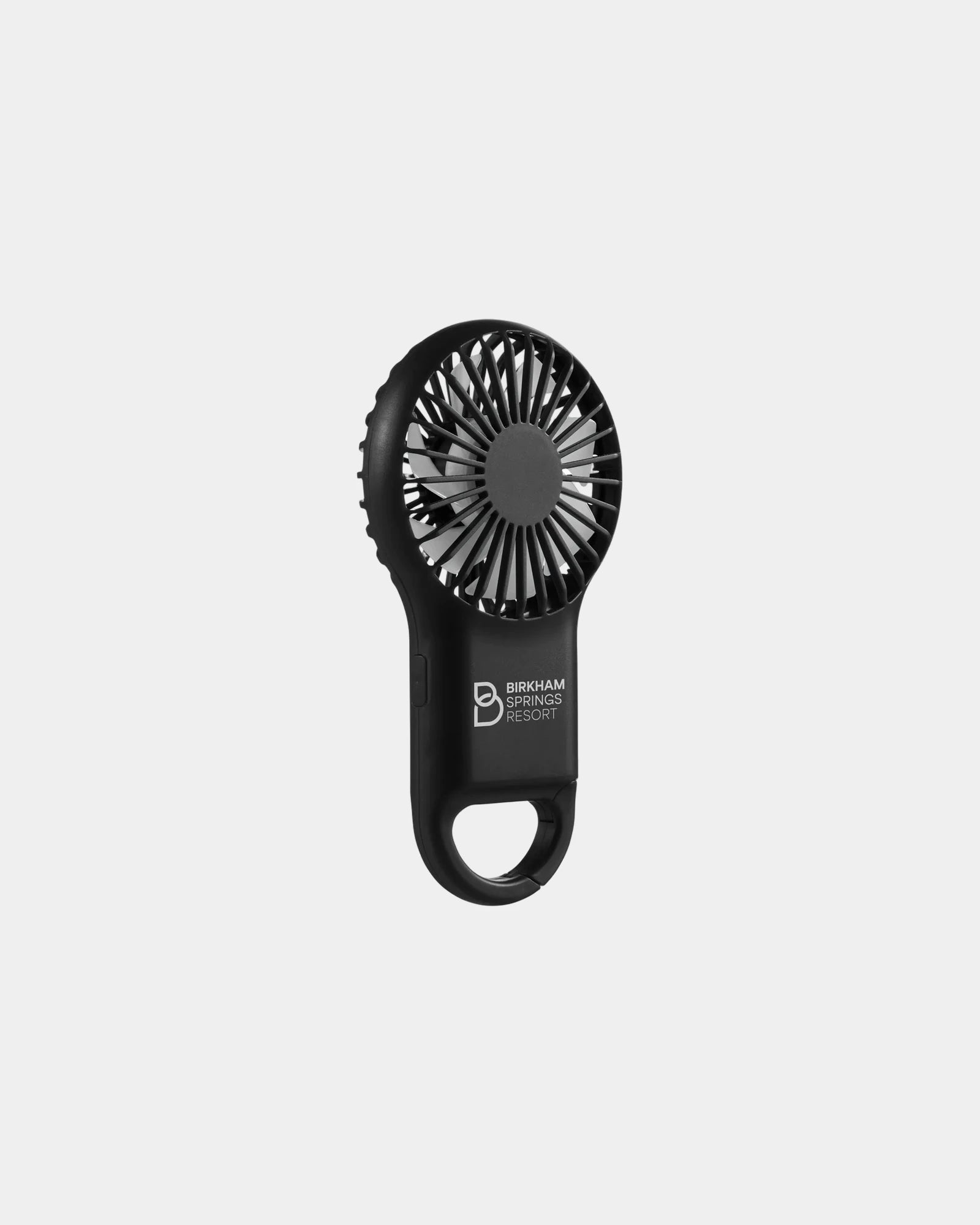 Custom rechargeable ABS clip-on USB fan - Black